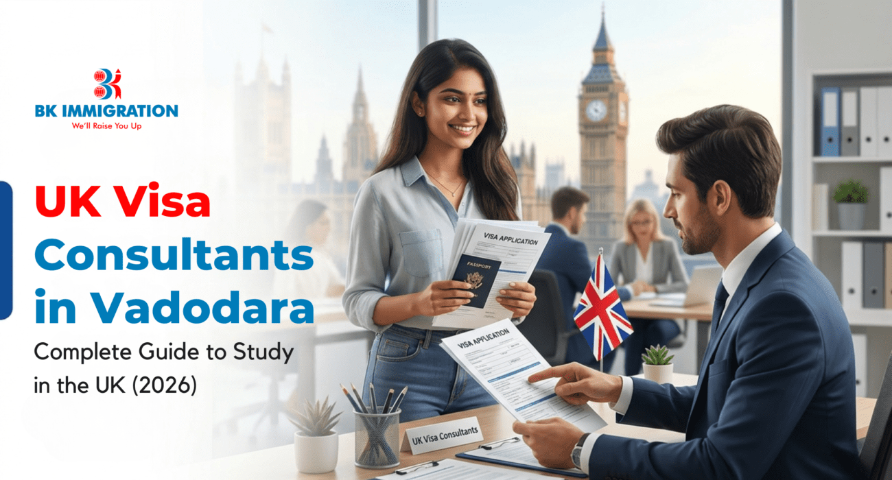 UK visa consultants in Vadodara helping student with study visa process